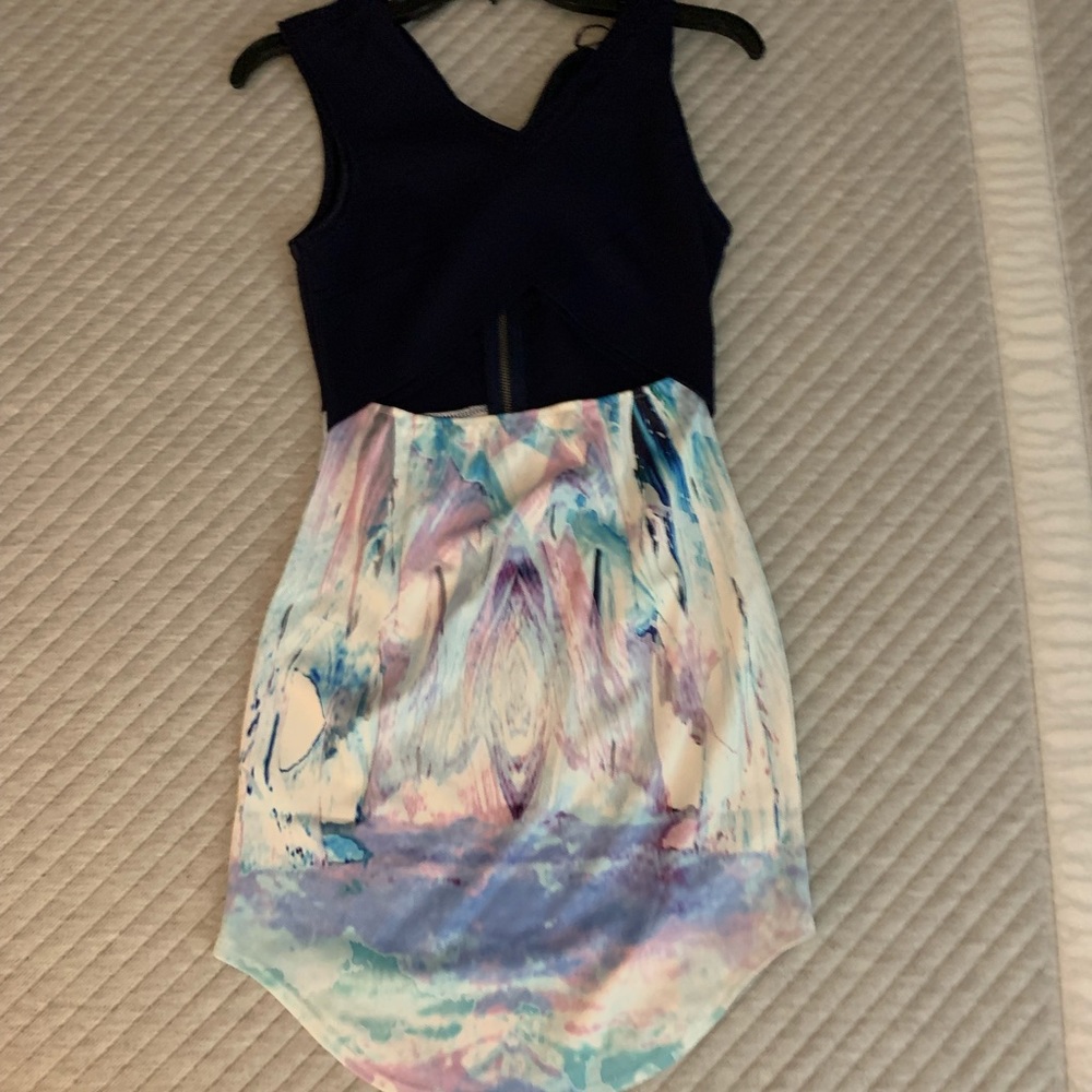 Mura Boutique Dress Tyedye Water color